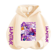 2026 New in Fashio Style Hoodie Kids Kpop Demon Hunters Children'S Sweatshirt Cute Tiger Harajuku Hoody for Boys Girls Unisex