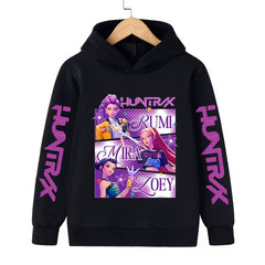 2026 New in Fashio Style Hoodie Kids Kpop Demon Hunters Children'S Sweatshirt Cute Tiger Harajuku Hoody for Boys Girls Unisex